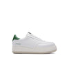 ARTICLE NO. 051X-TR002-23 WHITE/GREEN PLEATHER BURGER TRAINER