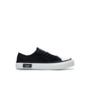 ARTICLE NO. 1007-S5007 BLACK PATCHWORK LOW-TOP VULCANIZED