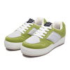 ARTICLE NO. 051X-4002M-23 OLIVE GREEN AND LIGHT GREY EMBROIDERED BURGER SKATE LO-TOP