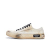 ARTICLE NO. 1007-S8009 WHITE LOW-TOP DIRTY VULCANIZED