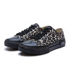ARTICLE NO. 1007-S8016 BLACK SIDE TAG LEOPARD LOW-TOP VULCANIZED