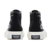 ARTICLE NO. 1008-P-01 BLACK PATCHWORK HIGH-TOP VULCANIZED