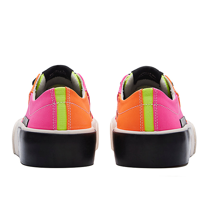 ARTICLE NO. 1010-0001M-23 NEON MIX COLORBLOCK PADDED LO-CUT VULCANIZED