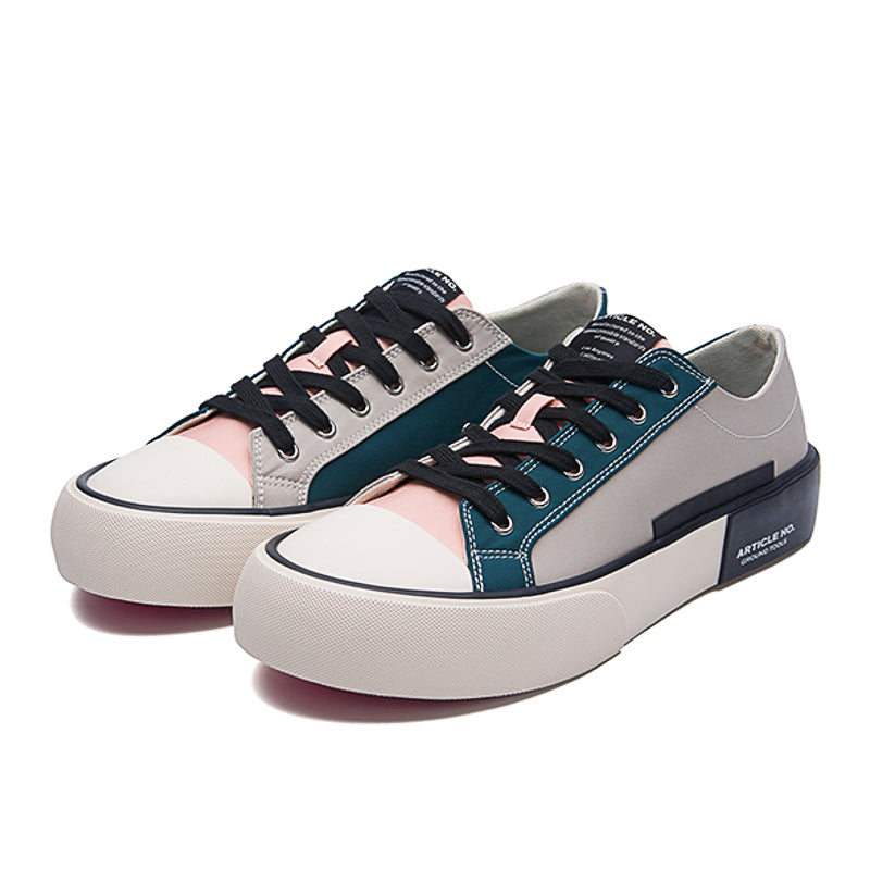 ARTICLE NO. 1010-0002M-23 EARTH MIX COLORBLOCK PADDED LO-CUT VULCANIZED