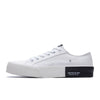 ARTICLE NO. 1010-01-03 WHITE SIDE PATCH  LO-CUT CANVAS VULCANIZED