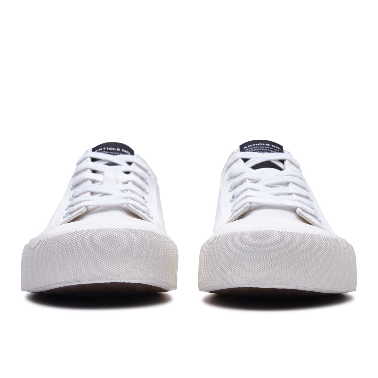 ARTICLE NO. 1010-01-03 WHITE SIDE PATCH  LO-CUT CANVAS VULCANIZED