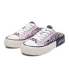 ARTICLE NO. 1012-1004F-23 PINK LEOPARD PATCHWORK SLIP-ON MULE VULCANIZED