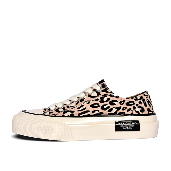ARTICLE NO. 1007-S8007 LEOPARD PINK LOW-TOP VULCANIZED