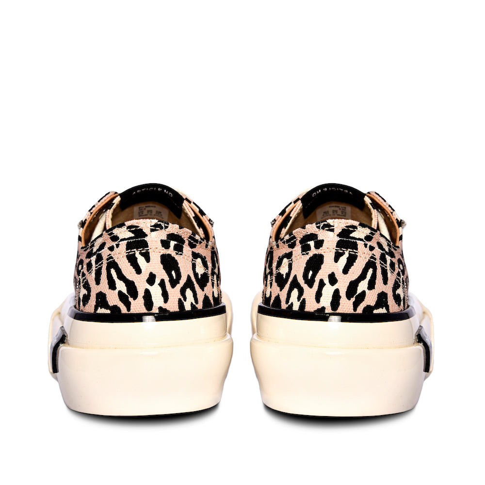 ARTICLE NO. 1007-S8007 LEOPARD PINK LOW-TOP VULCANIZED